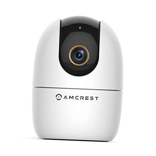  4MP WiFi Camera Indoor Camera, Sound & Baby Monitor, Human & Pet White