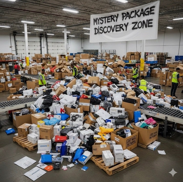 Mystery Box Package | Unclaimed & Overstock Returns | Random Items | Lost | Mail
