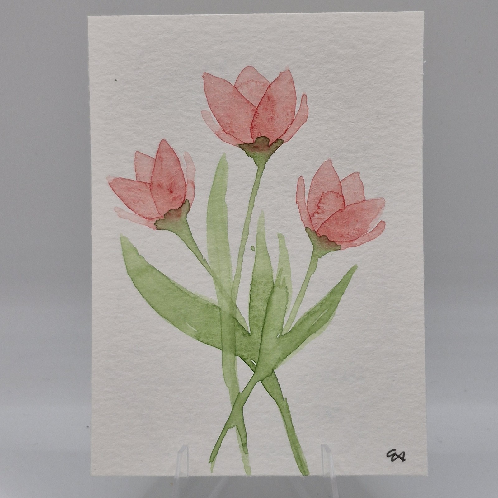 ACEO Original, Watercolor Mini Painting, 3.5in by 2.5in Art
