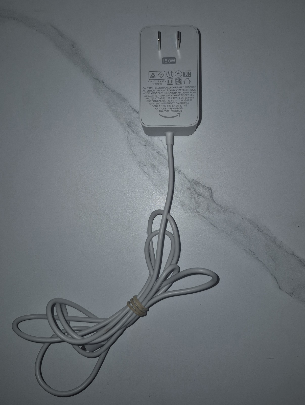 15W Power Supply Adapter For Amazon Echo Dot (3rd Gen) Echo Show 5 Cord Charger