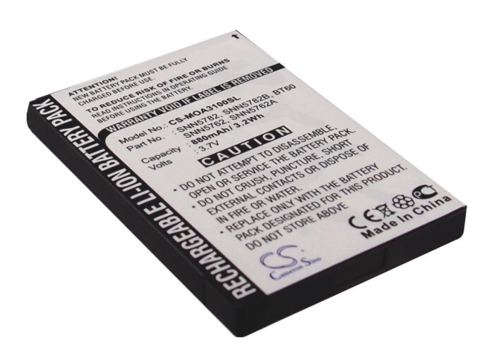 BATTERIE 880mAh BT60 SNN5782 SNN5782B For Motorola Evoke QA4, ROKR W5