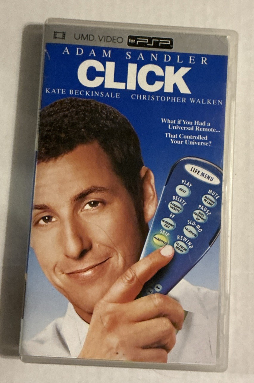 Click (2006) Movie UMD PSP PlayStation Portable Disc Original Case USED TESTED