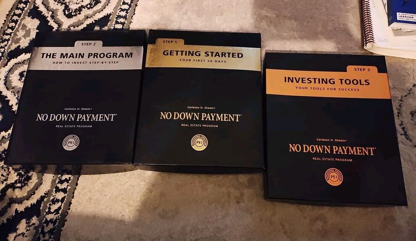 Step 1, 2 &3 Carleton H. Sheets Investing Tools No Down Payment Real Estate 