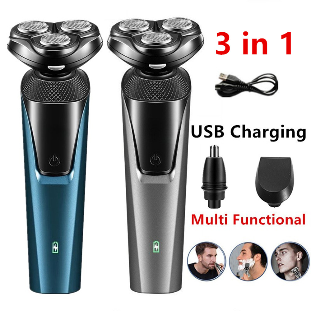 Professional Men Cordless Hair Clippers Beard Trimmer Kit Cutting Machine Salon