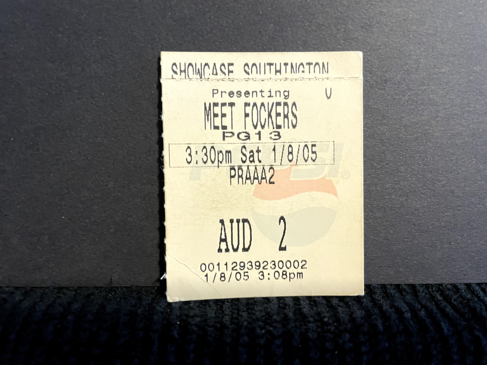 Vintage Movie Ticket Stub Meet The Fockers