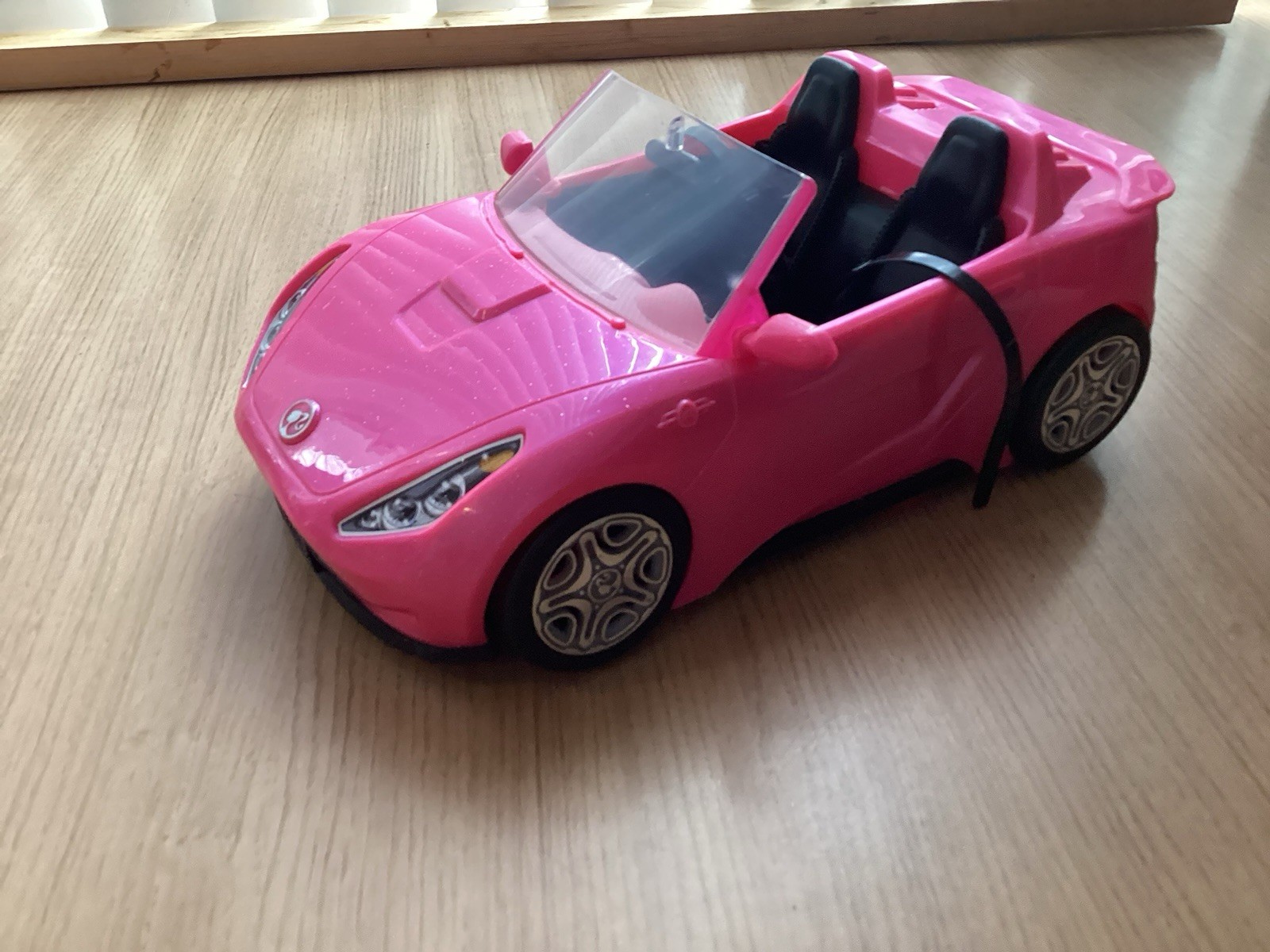 Pink Barbie Convertible Play Toy Car