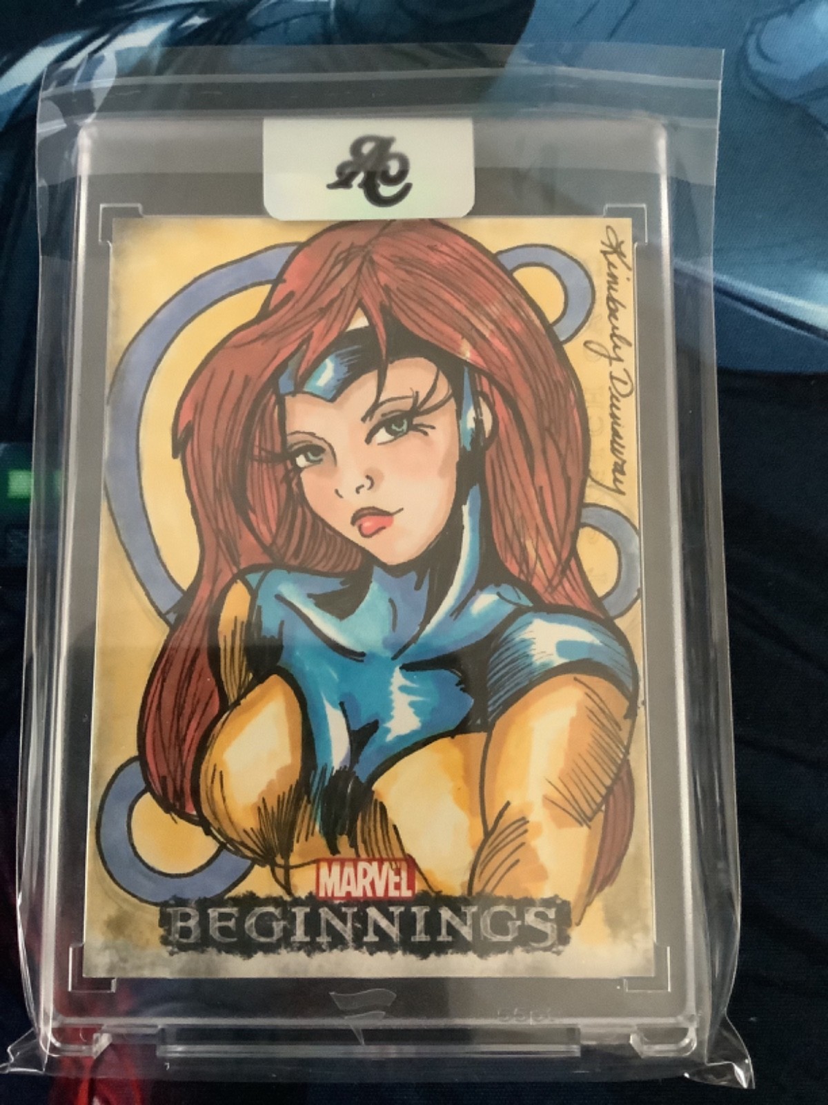 2012 Upper Deck Marvel Beginnings Jean Grey Sketch Kimberly Dunaway 1/1 L@@K