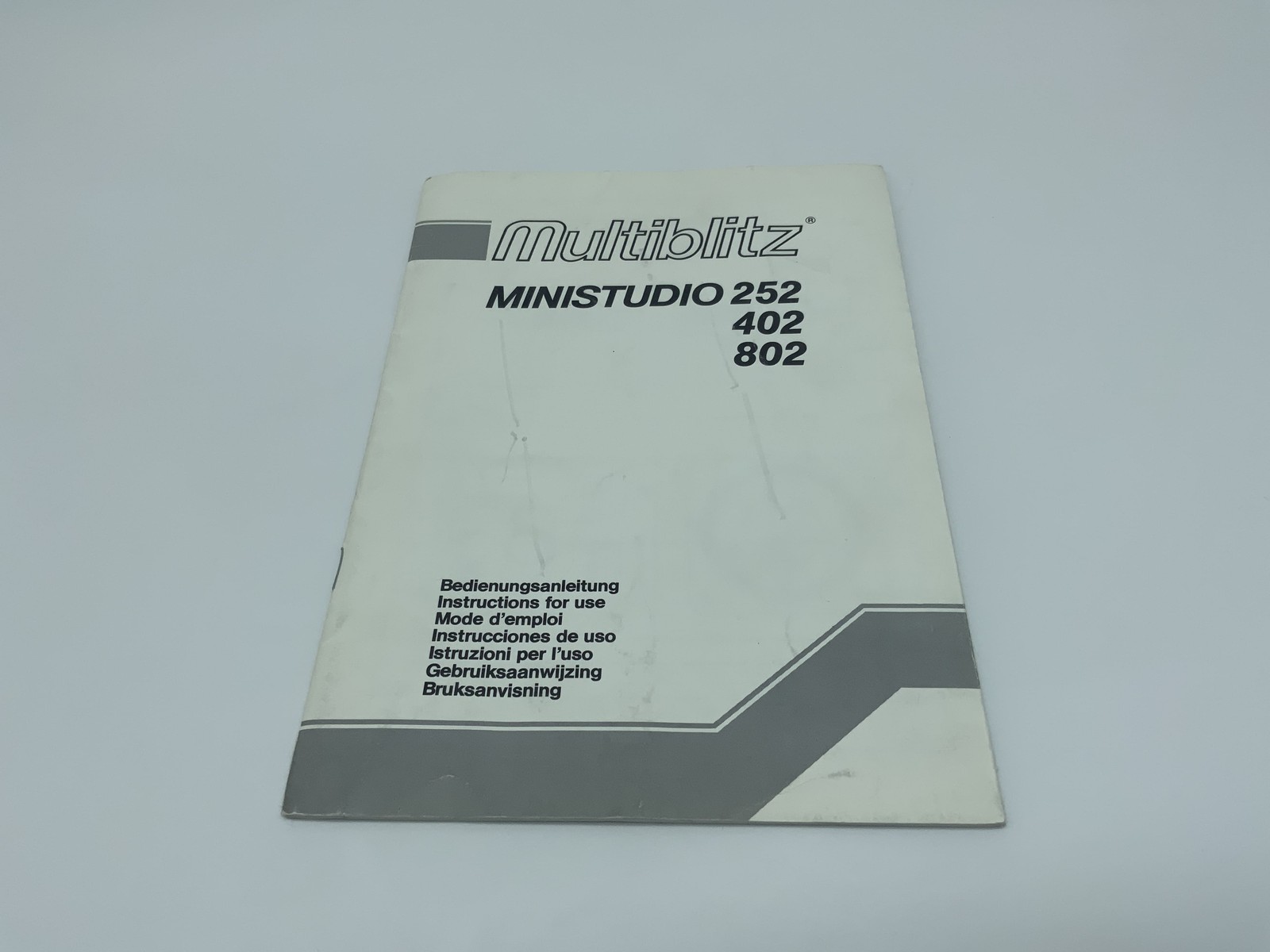 Multiblitz Mini Studio 252 / 402 / 802 User Manual German