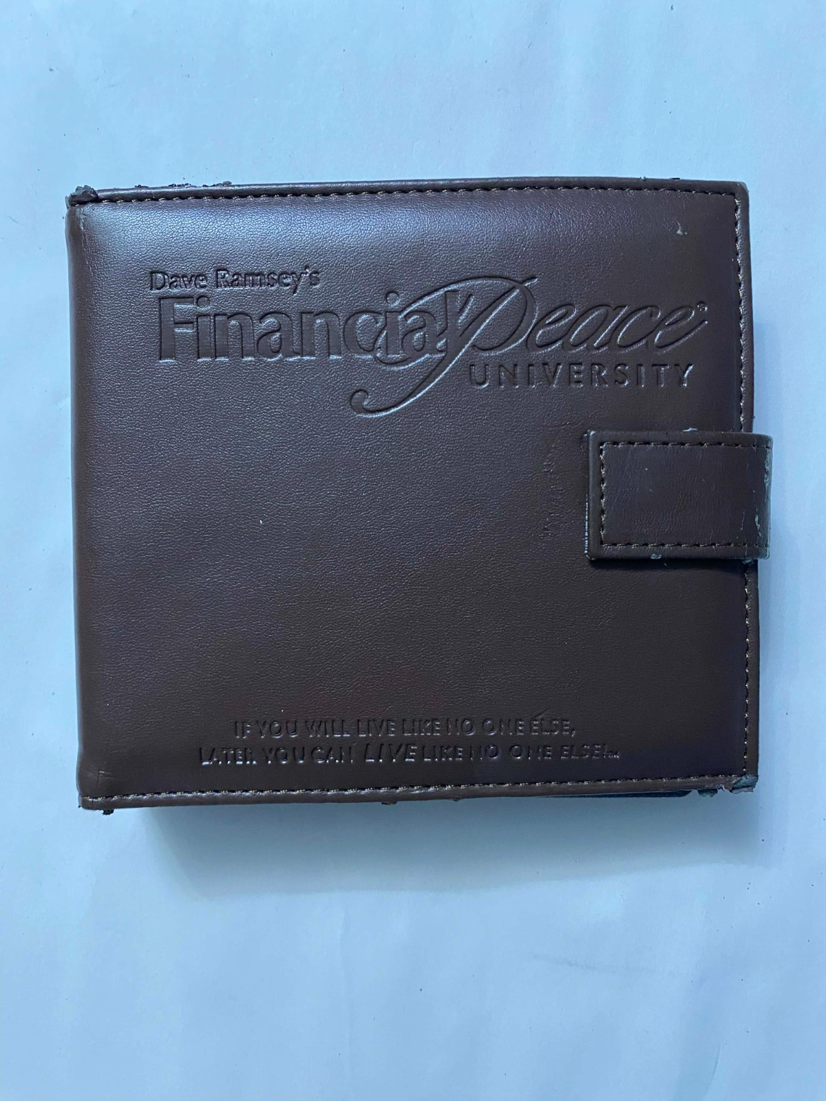 Dave Ramsey’s Financial Peace University 16 CD's Set Leather Complete Acceptable