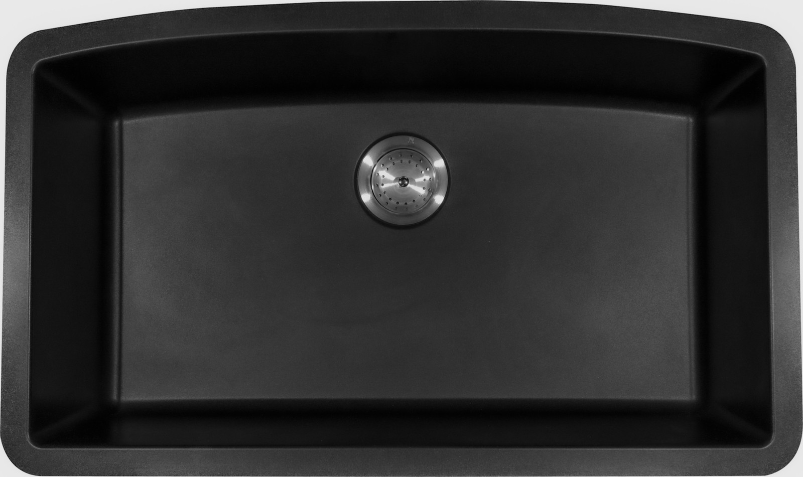 Ackland AKKQS-3219-SB 32-1/2" Undermount Single Basin Quartz - Black