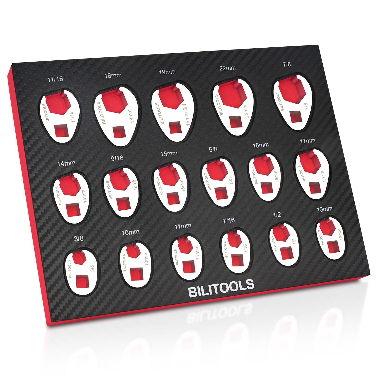 Crows Foot Wrench Set 3/8" Drive Crowfoot Flare Nut Crv Metric 1022mm & Sae 3/8"