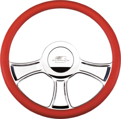  30765 14" Chicayne Half Wrap Billet Steering Wheel 