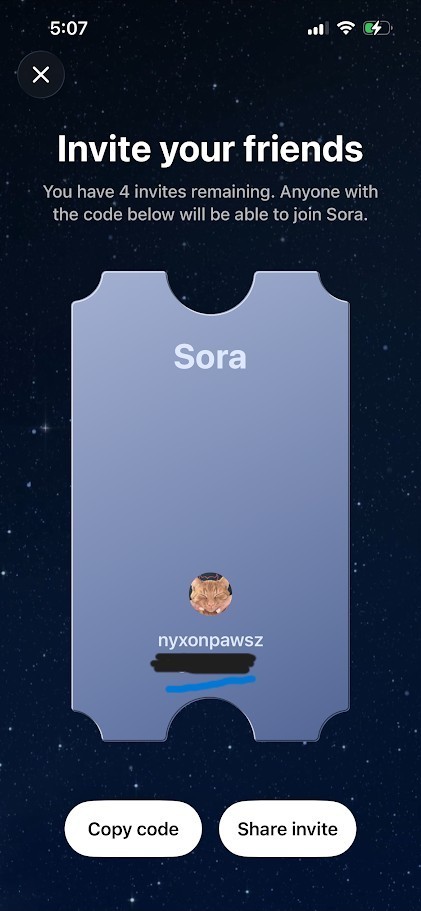 Sora 2 Invite CODES | Fast delivery within an hour | 1-4 code purchase