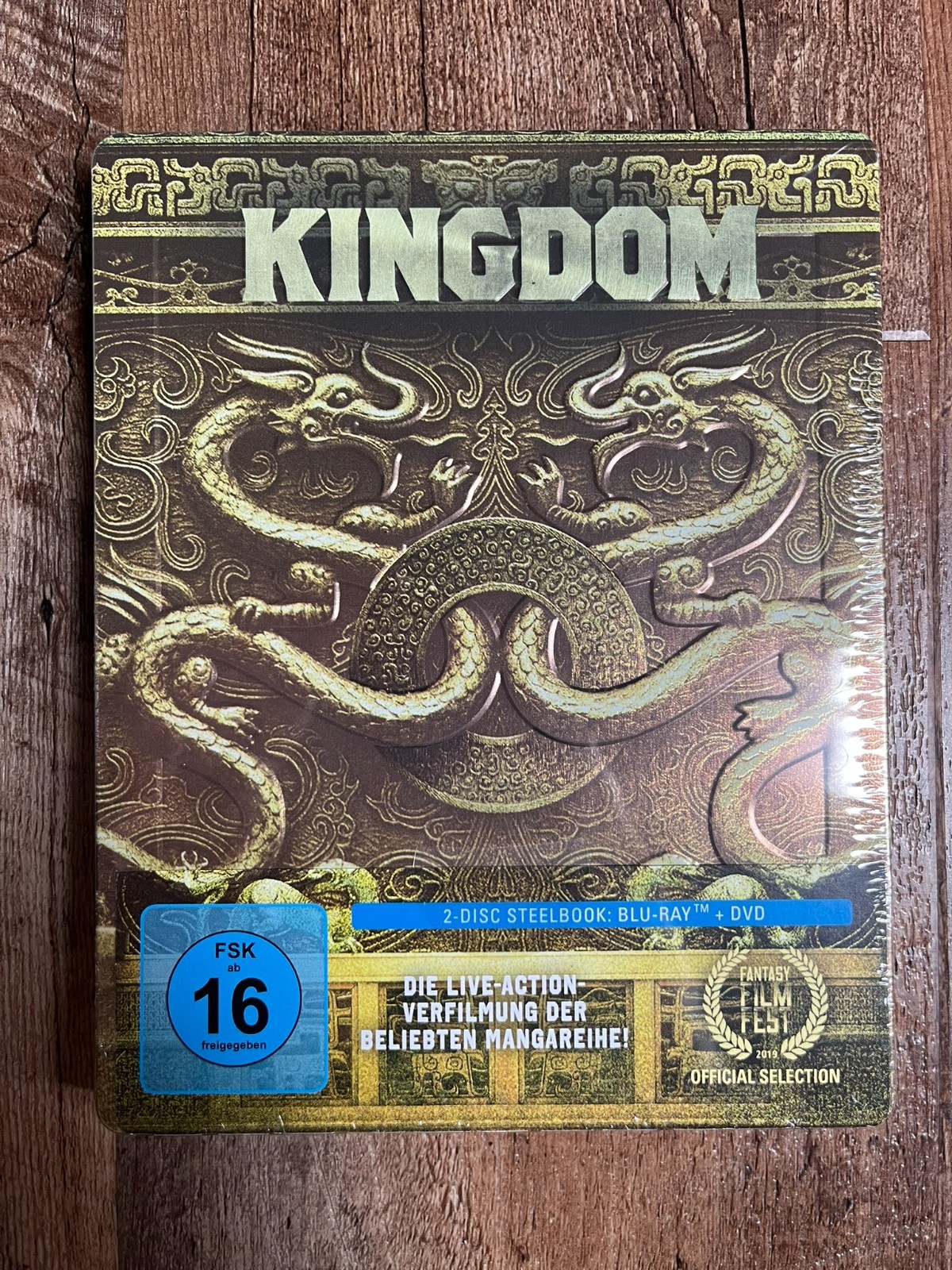 Kingdom w. Embossed Steelbook (Blu-ray, 2019, Shinsuke Sato, Region Free) *NEW*
