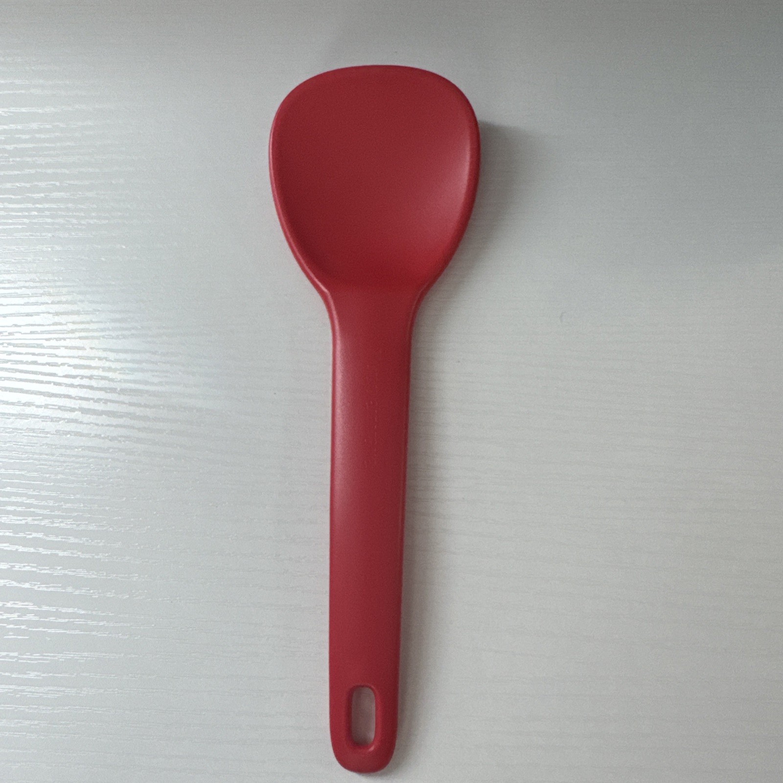 Tupperware Legacy Rice Serving Spoon 8” Paddle Scoop Rice Red Coral New