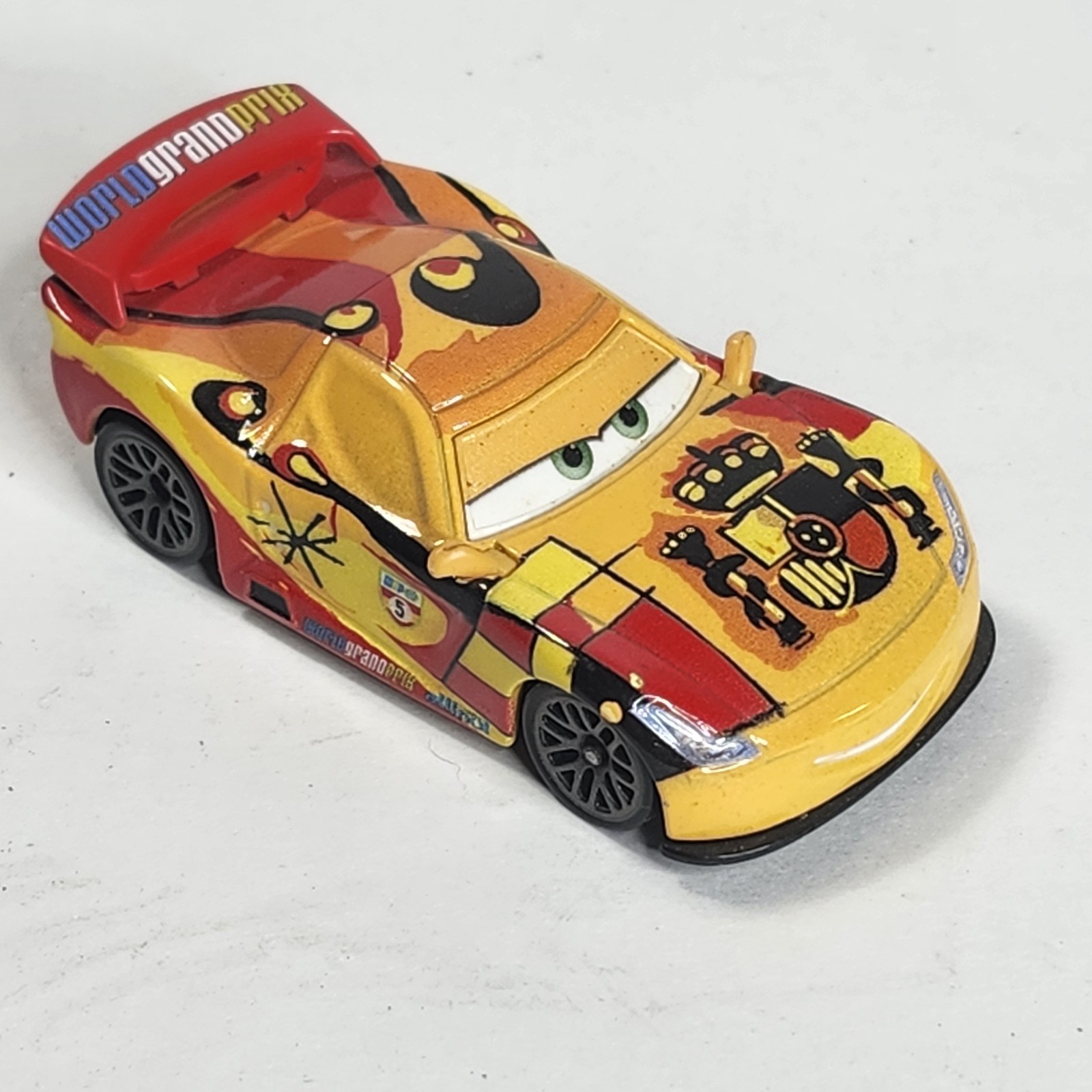 Disney Pixar Cars - MIGUEL CAMINO WGP World Grand Prix Racer - 1:55 Diecast VGC