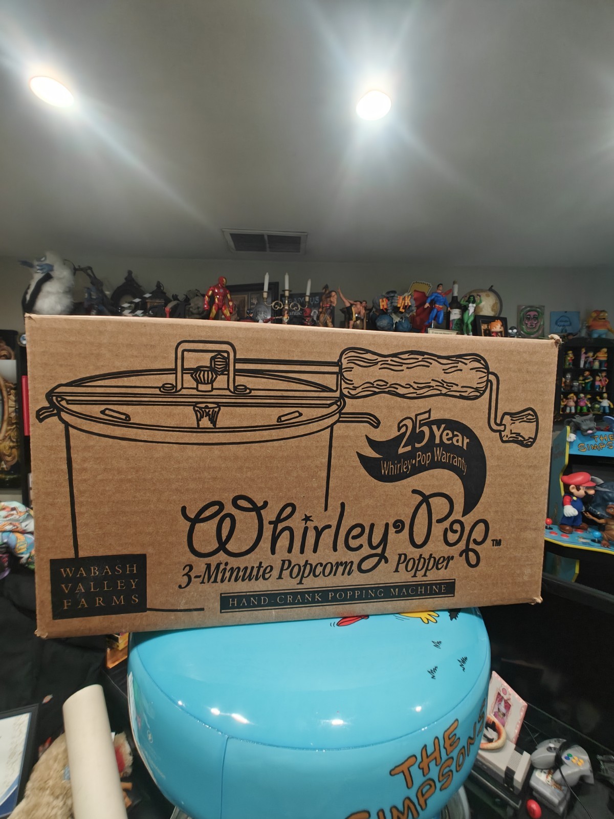 Whirley Pop Wabash Valley Farms 6 Qt Stovetop Popcorn Popper