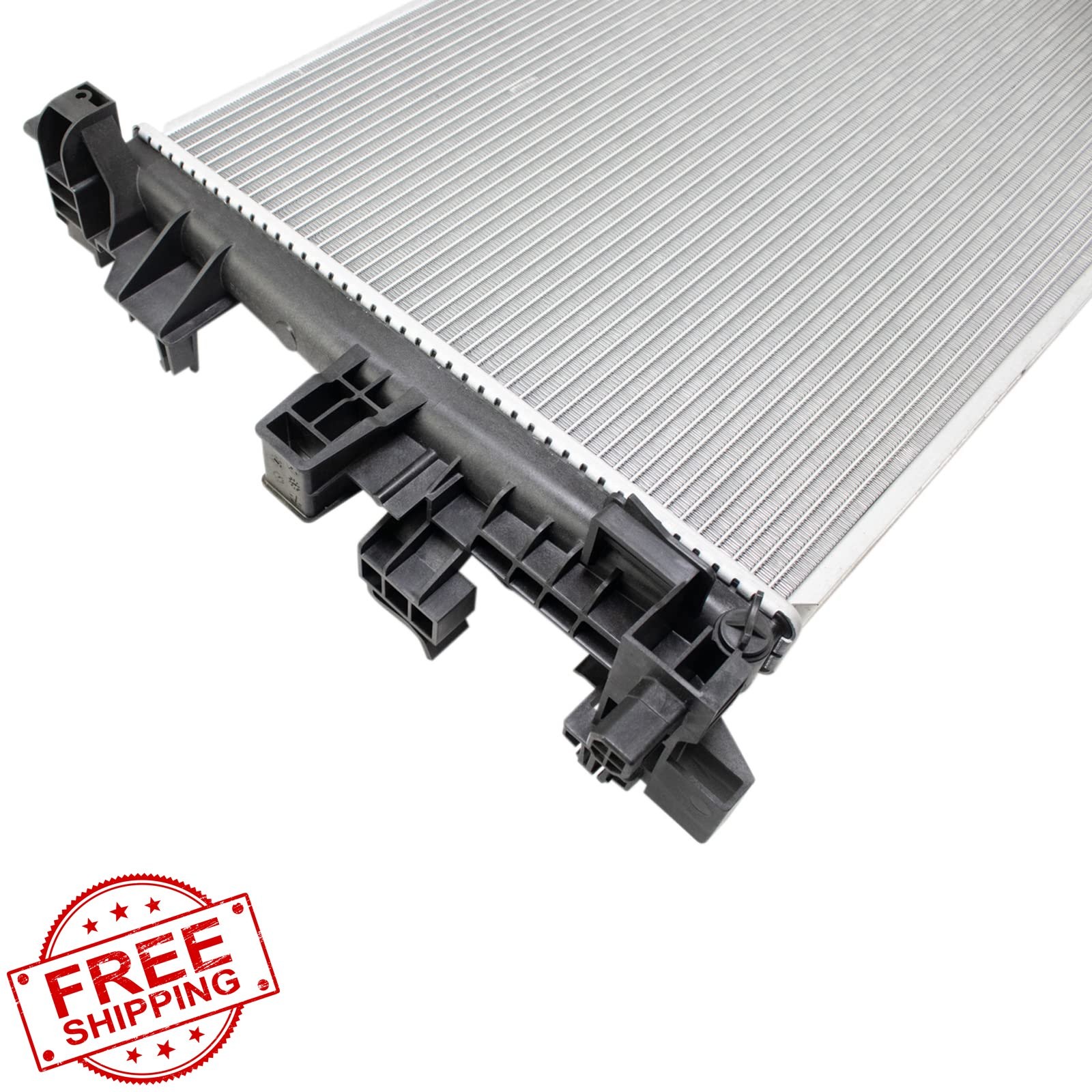 TRQ Radiator 17-22 Jeep Compass 2.4L Plastic Tank