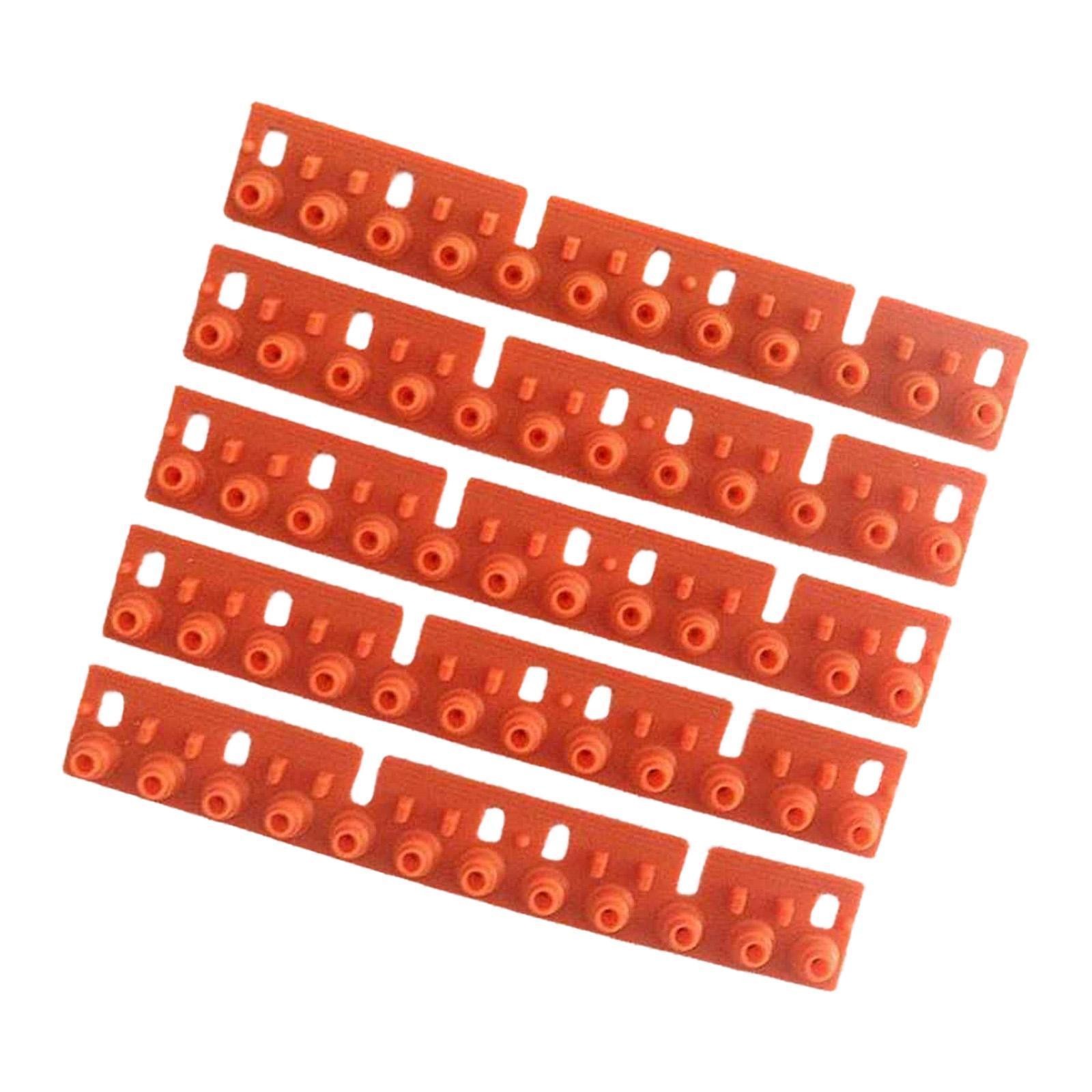 5x Key Contact Strip Lightweight Buttons Fix Keyboard Conductive Strips