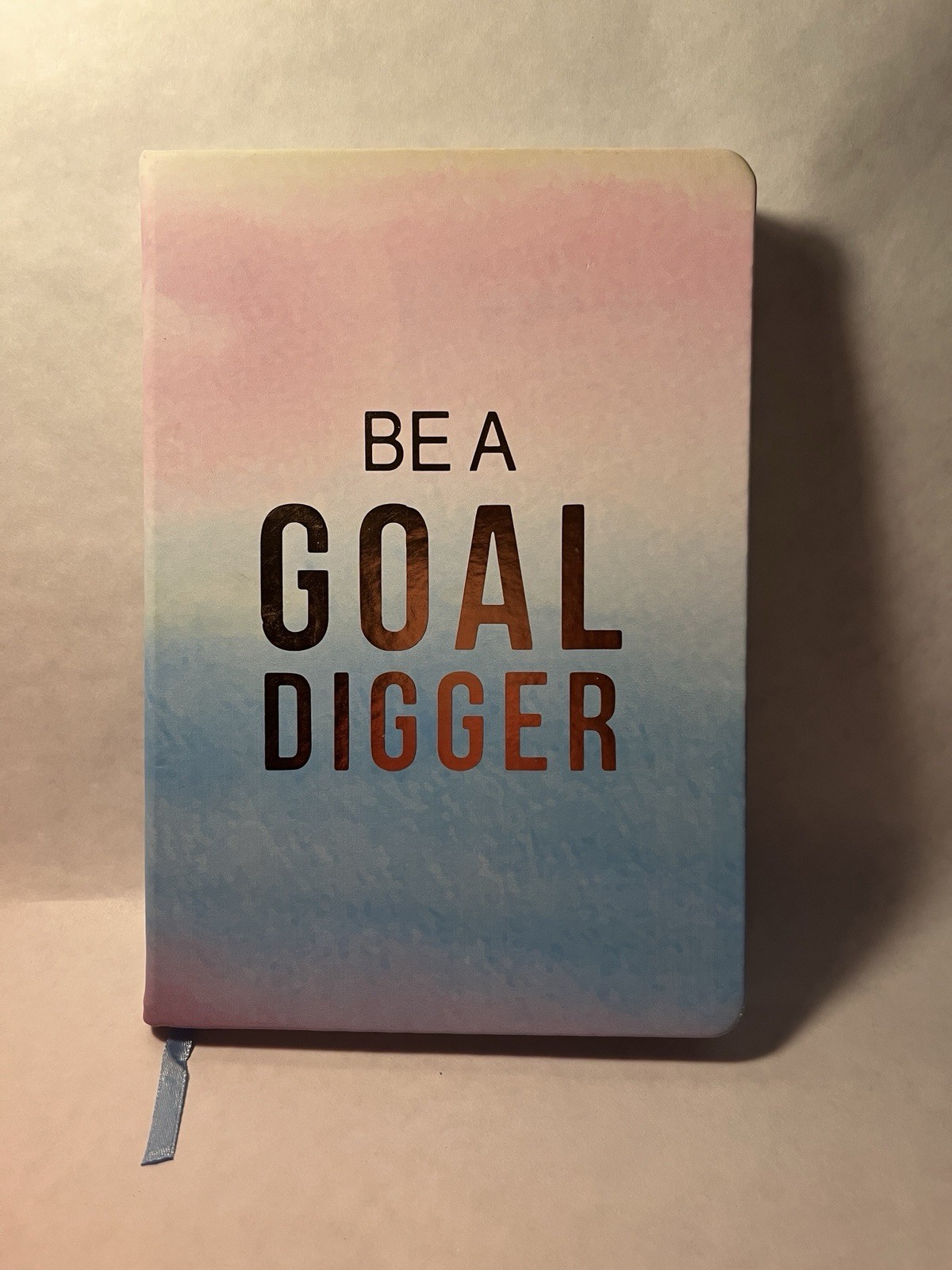 Bright Pastel “Be a Goal Digger” Notebook - New Unused