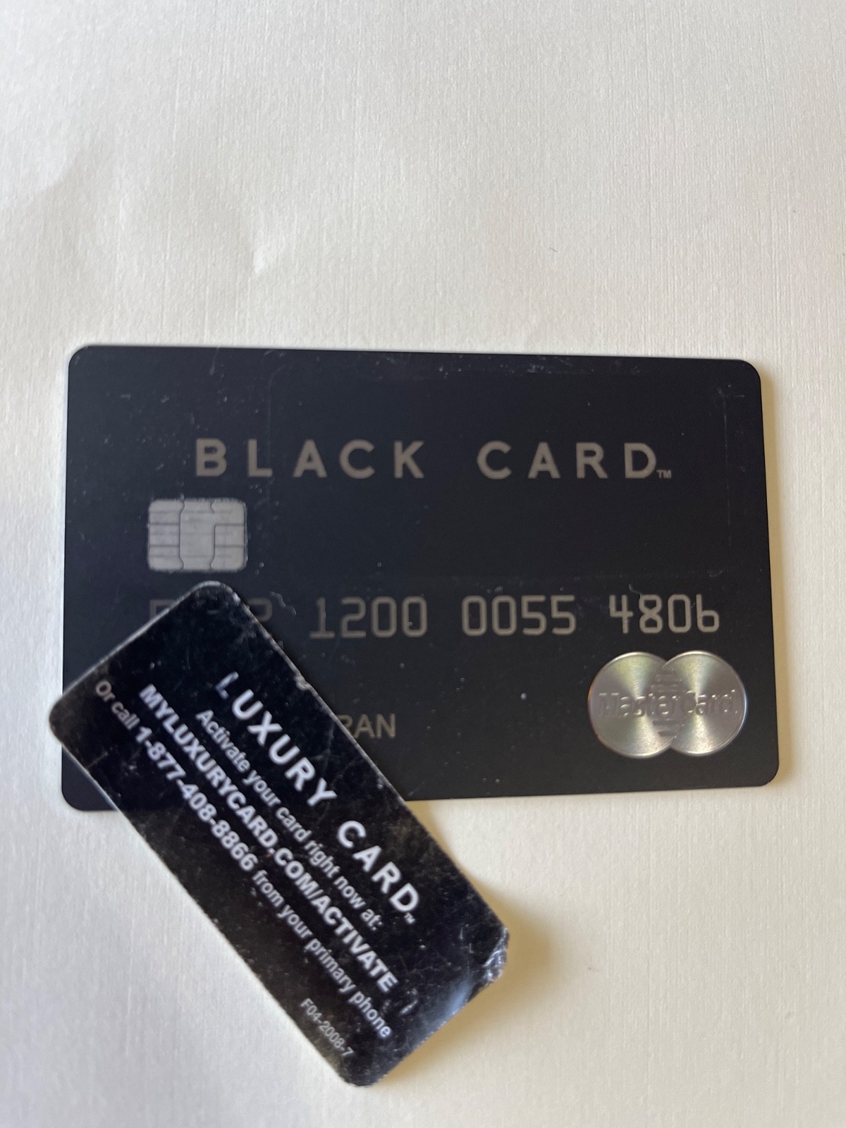 Black Card™  Metal Mastercard  Luxury  Personalized same engraved, New UnAtctiva