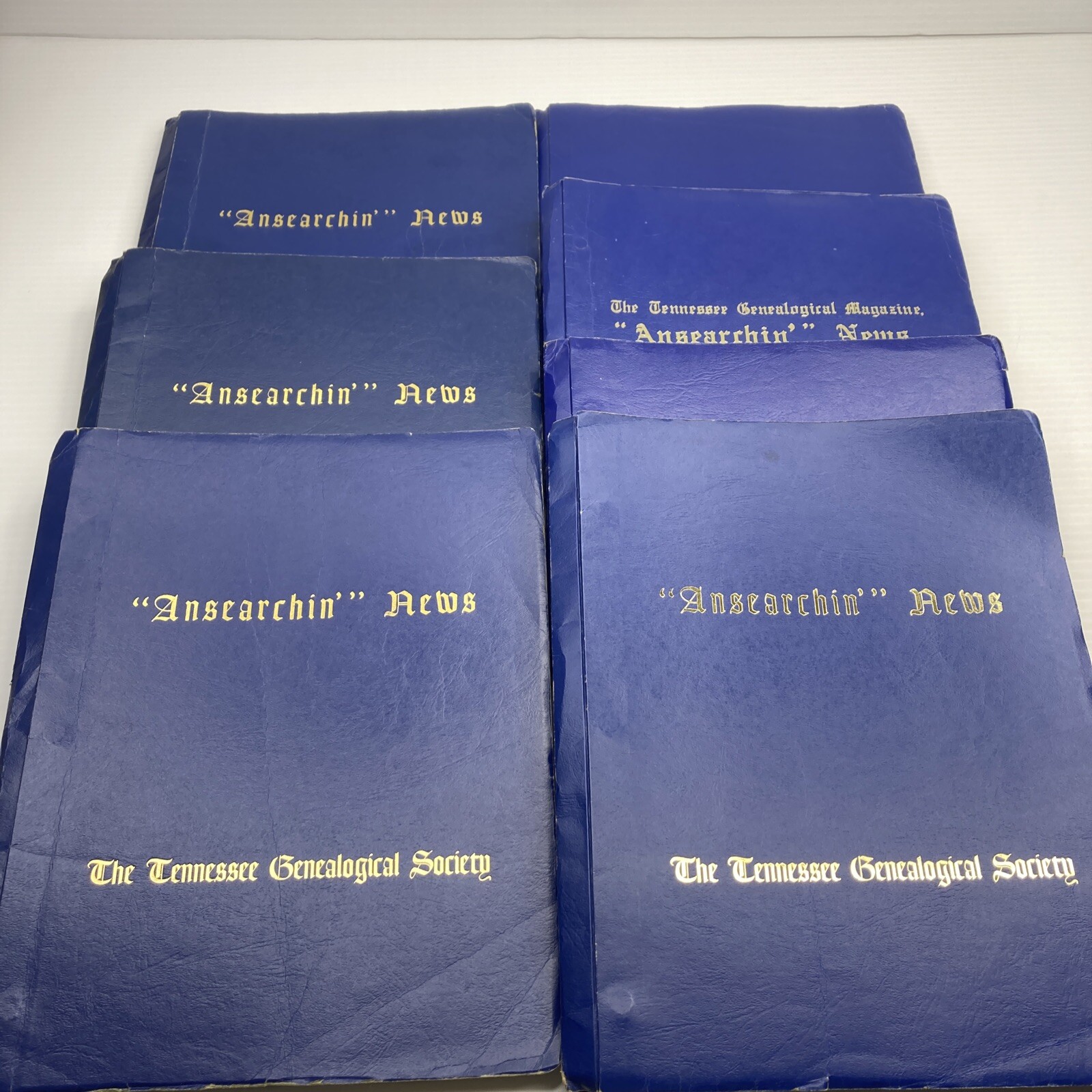 Tennessee Genealogy Magazine Ansearchin' News 1978-1984 Spring-Winter Issues