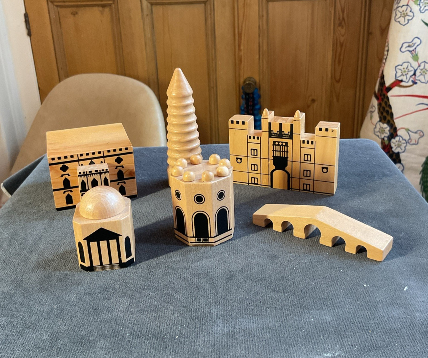 Wooden Building Models Thames in a Bag London Landmark Buildings