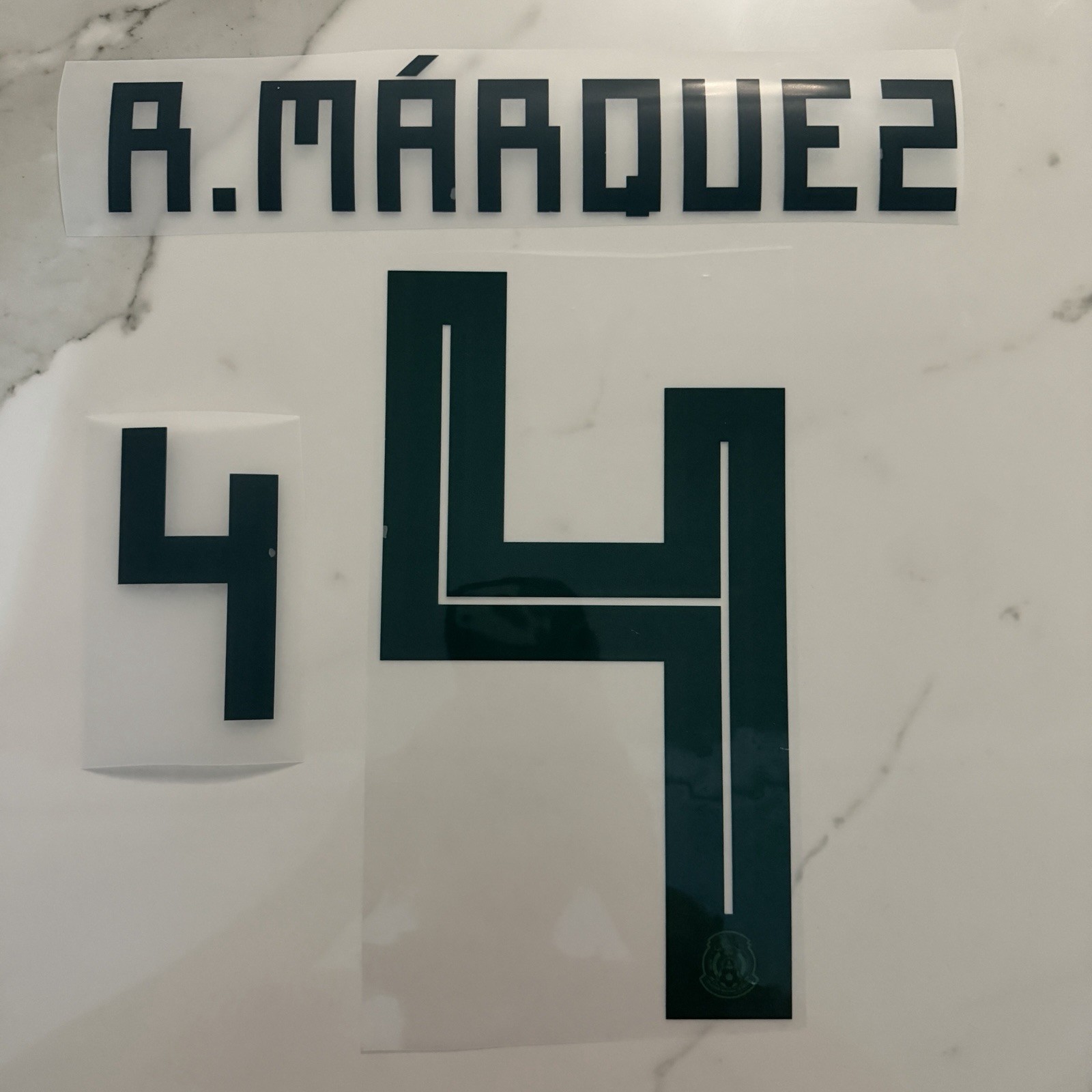 2018 Rafa MARQUEZ Mexico Away Nameset Name Number Dorsal El Tri