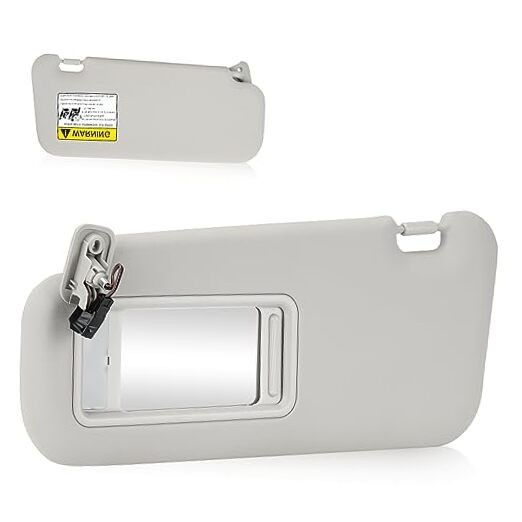 Left Driver Side Sun Visor with Light Fit for Mazda 3 2010 2011 2012 2013, 