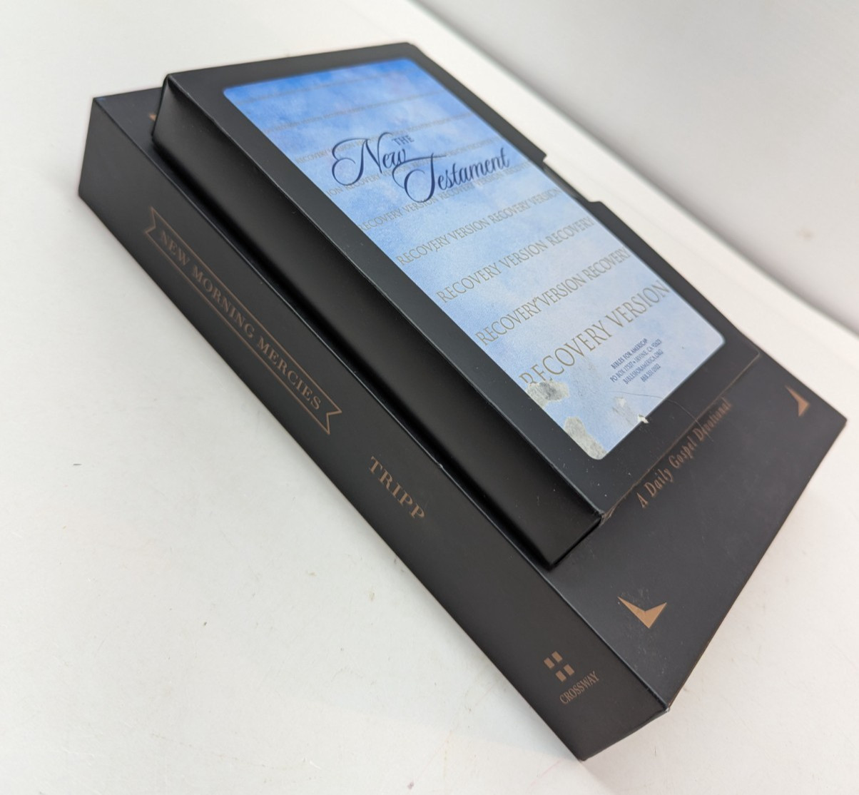 LOT OF 2 Religious Books: New Testament Recovery Ver & New Morning Mercies