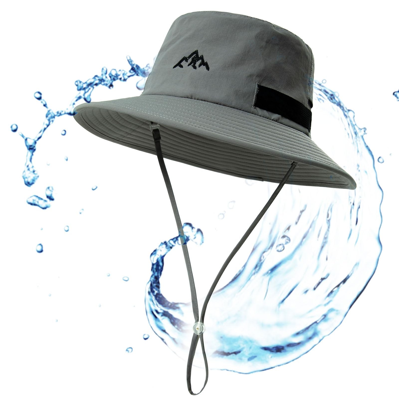 TOP-EX Waterproof Mens Bucket Sun Bucket Hat, Boonie Hiking Fishing Beach Safari