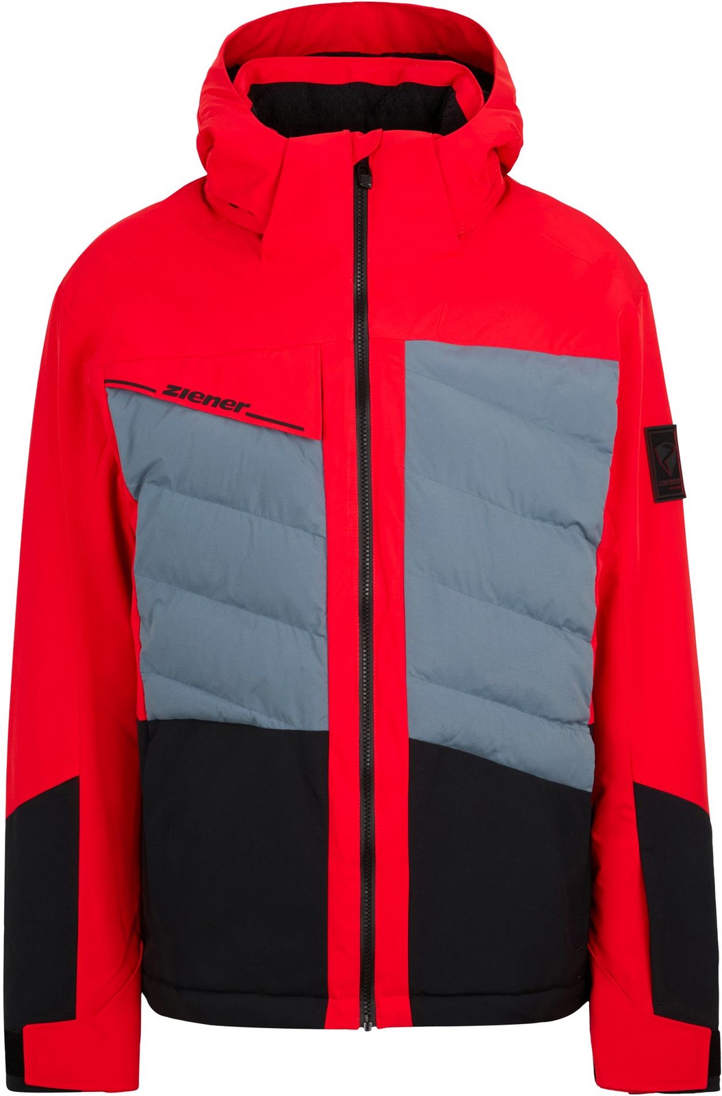 Ziener Skiwear Mens Ski Jacket TIDAL-Z red