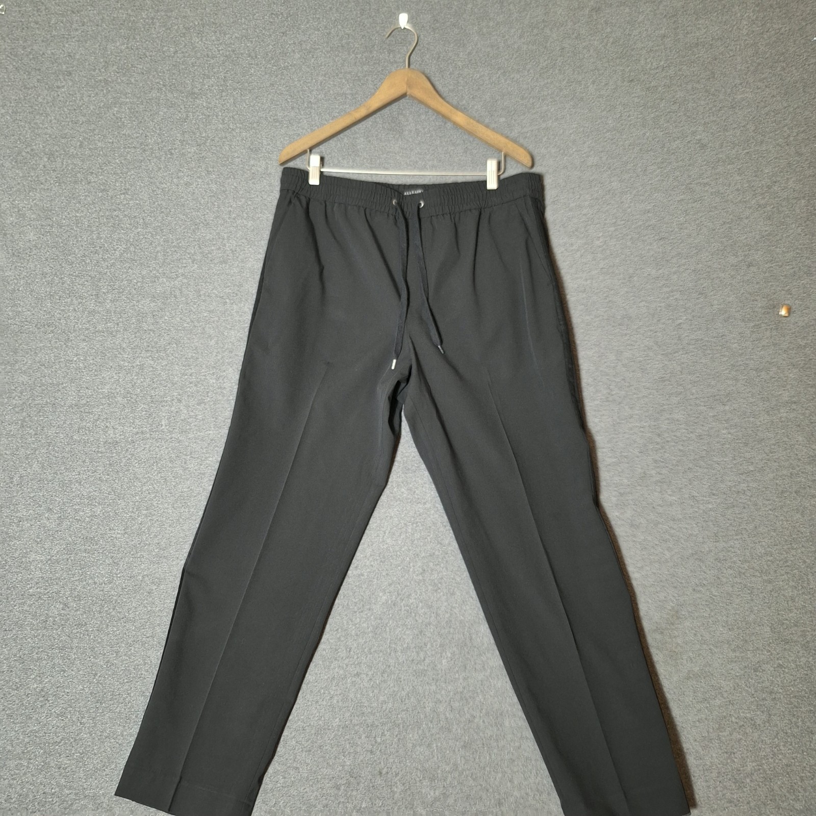 All Saints Alcor Men's Pamts w/Drawstring Black Size 34