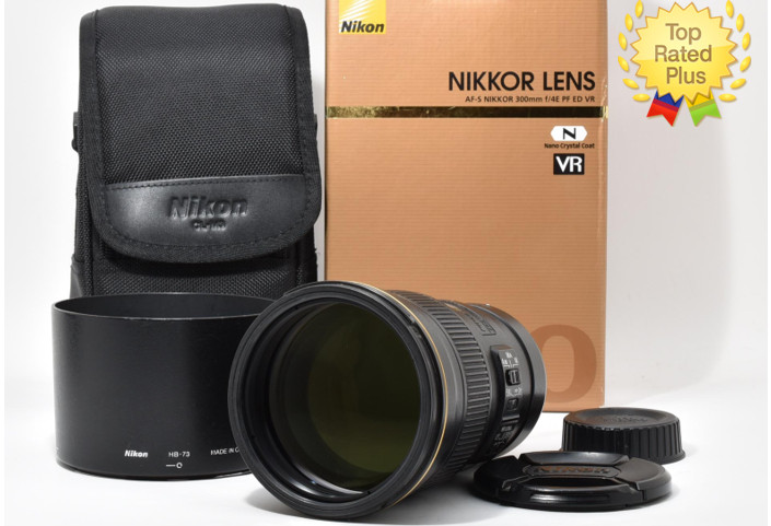 🎦 [Opt MINT in Box] Nikon AF-S NIKKOR 300mm F/4 E VR PF ED Lens From JAPAN