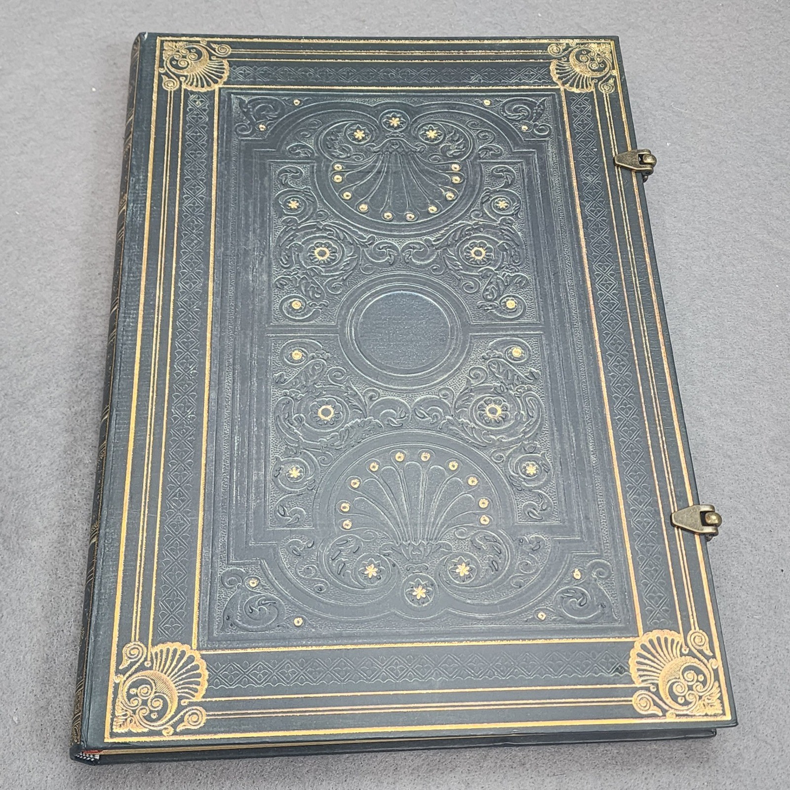 Paperblanks Nocturnelle Journal Black Gold Embossed Clasp Lined Notebook Large