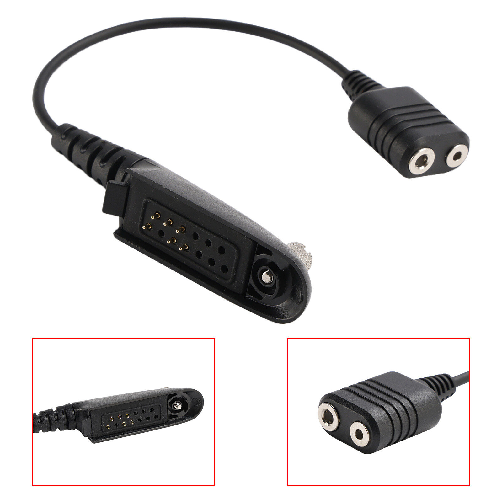 K Interface Headset Port Converter Cable for PR860 PRO5750 PRO7750 GP320/329 US