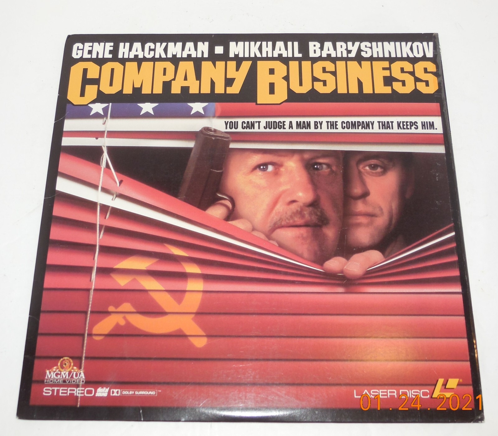 Laserdisc 1992 Company Business Gene Hackman Mikhail Baryshnikov