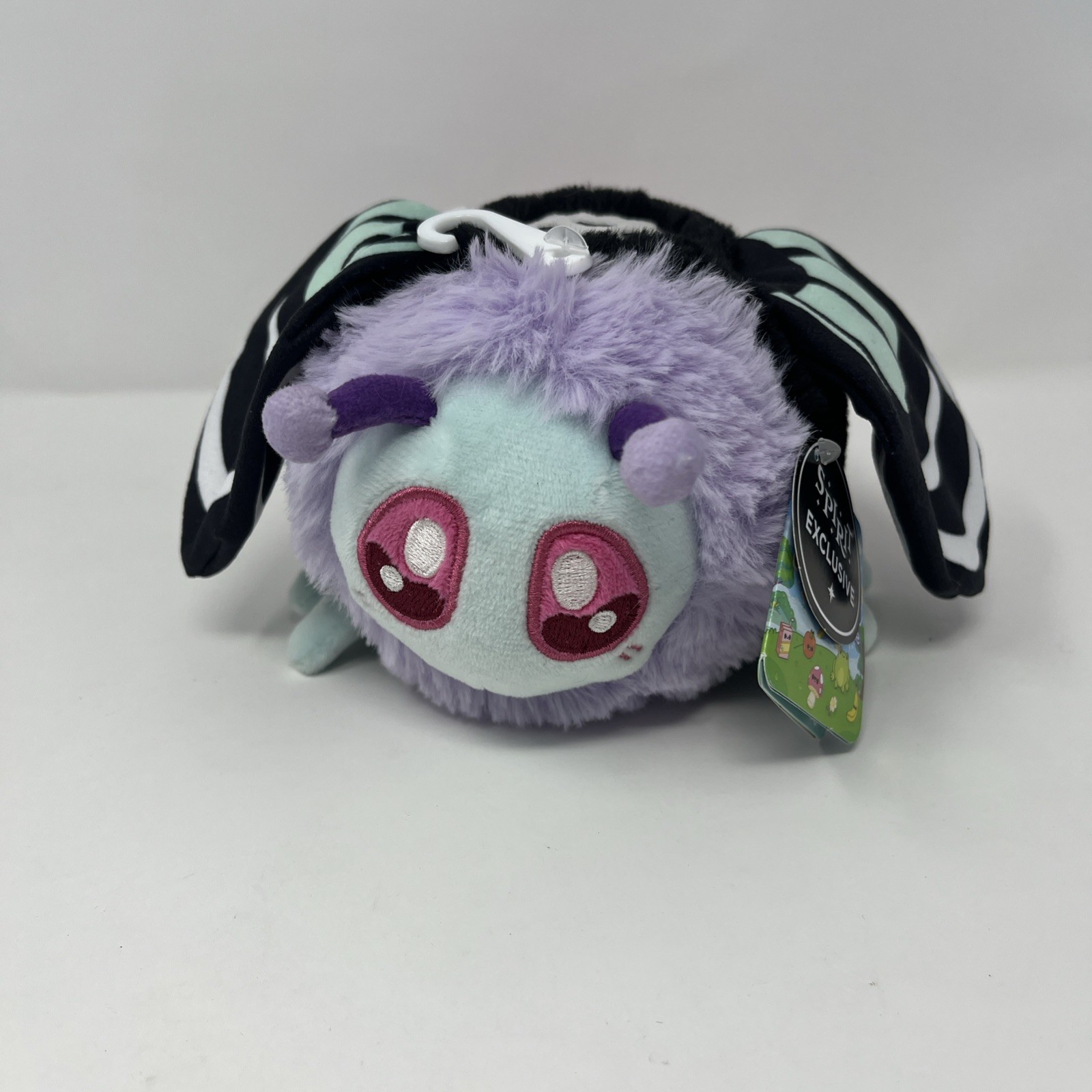 SnuggleMi Snackers Squishable Moth Plush Skull Multi-color Spirit Exclusive NWT