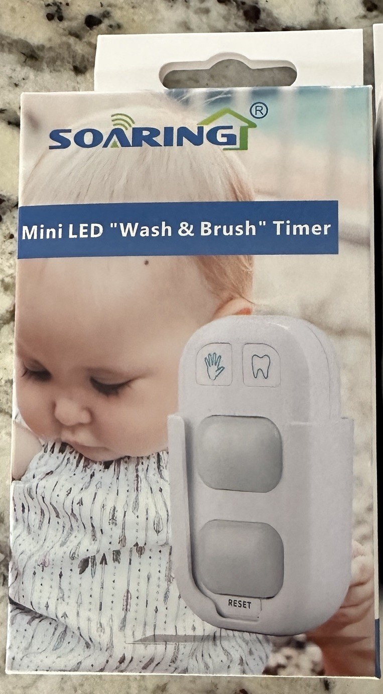 Mini Led “Wash & Brush” Timer For Kids