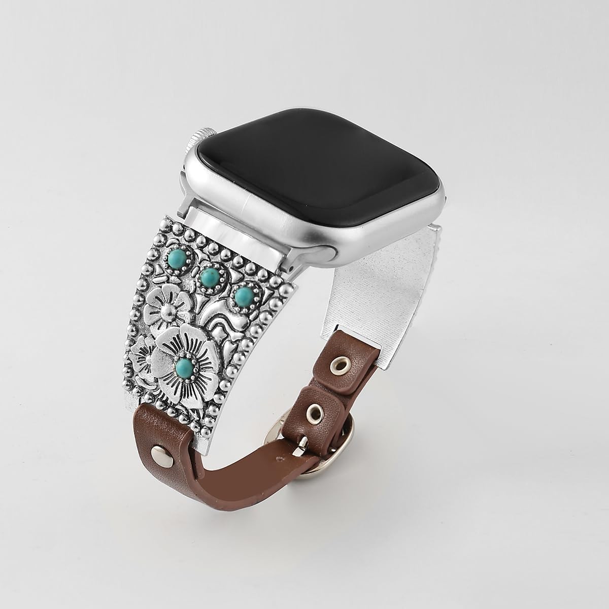 Leather Strap Compatible with Apple Watch Series 11 38/40/41mm Bohemian Style