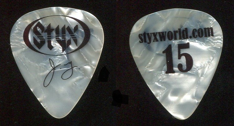 2015 Styx JY James Young Concert Tour Guitar Pick