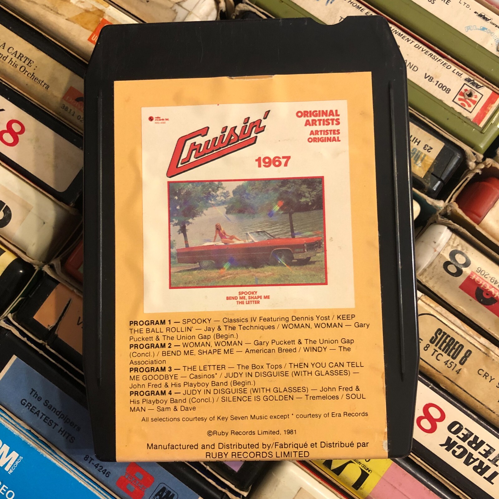 Cruisin' 1967, 1981, 8 Track Tape