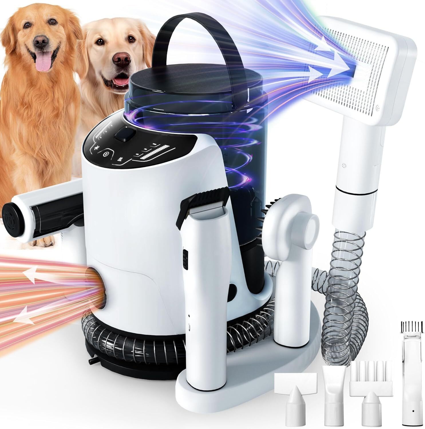 The Lanchez G21 dog grooming vacuum cleaner combines sharp