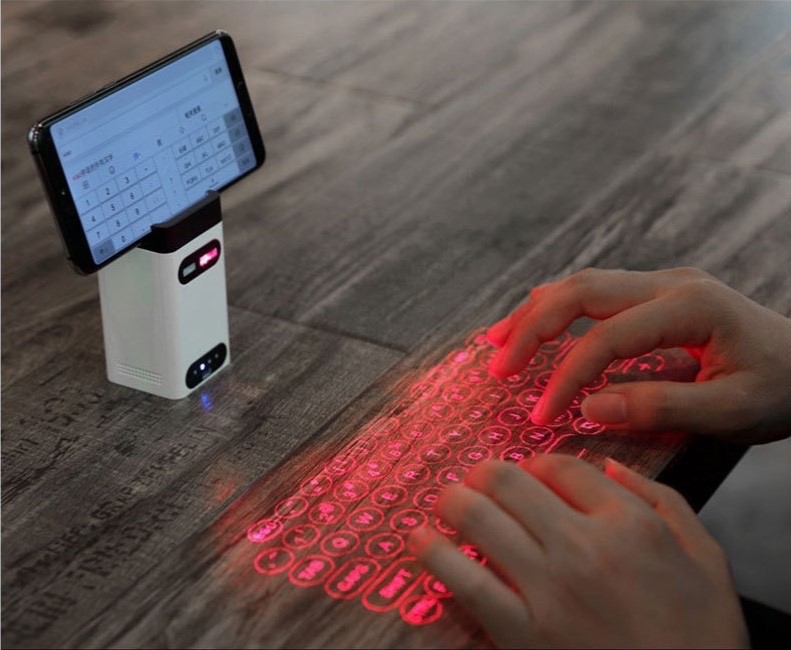 LEING FST Virtual Laser Keyboard Bluetooth Wireless Projector Keyboard With Mous