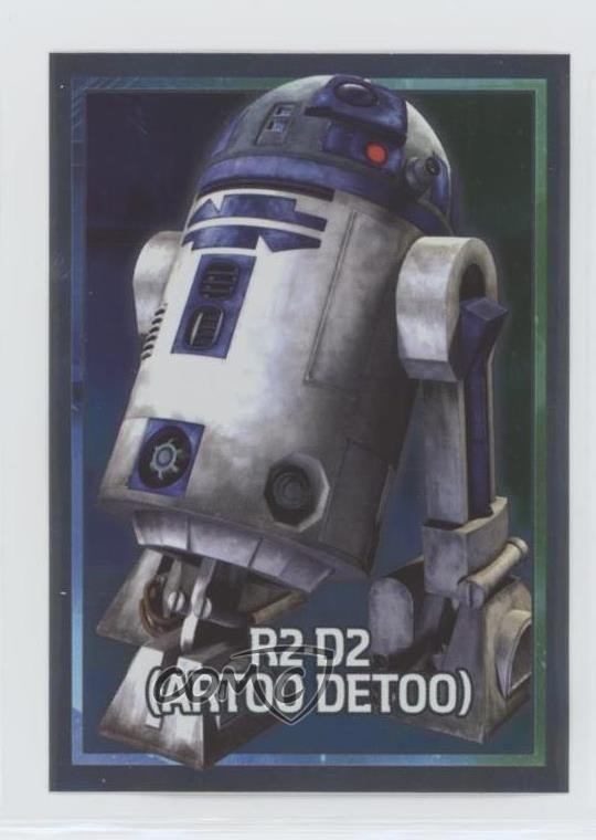2008 Merlin Star Wars The Clone Wars Stickers R2-D2 #155 6d7