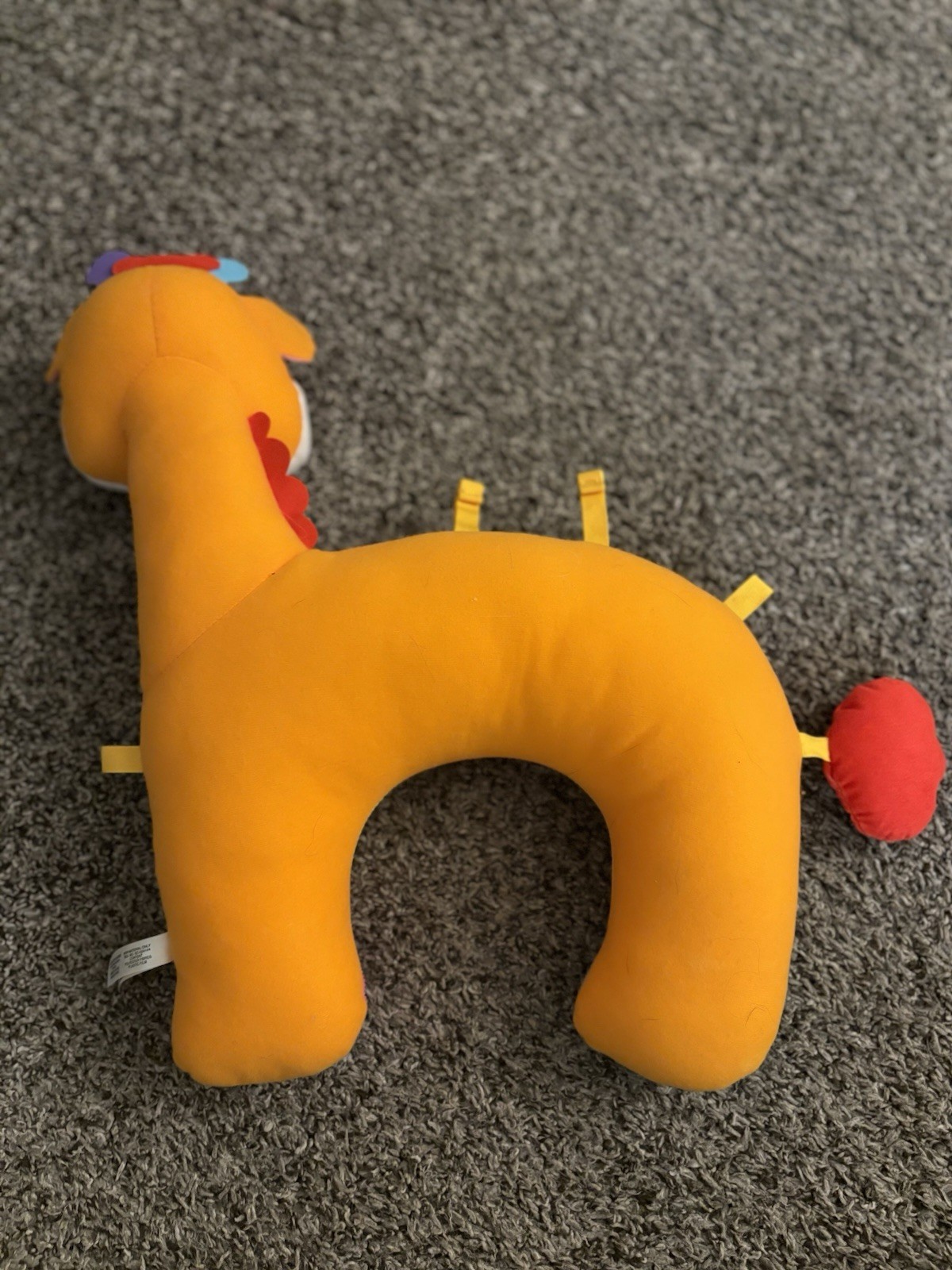 VTech Plush Giraffe Baby Toy Yellow Pink Blue Orange Red White Jungle Animals