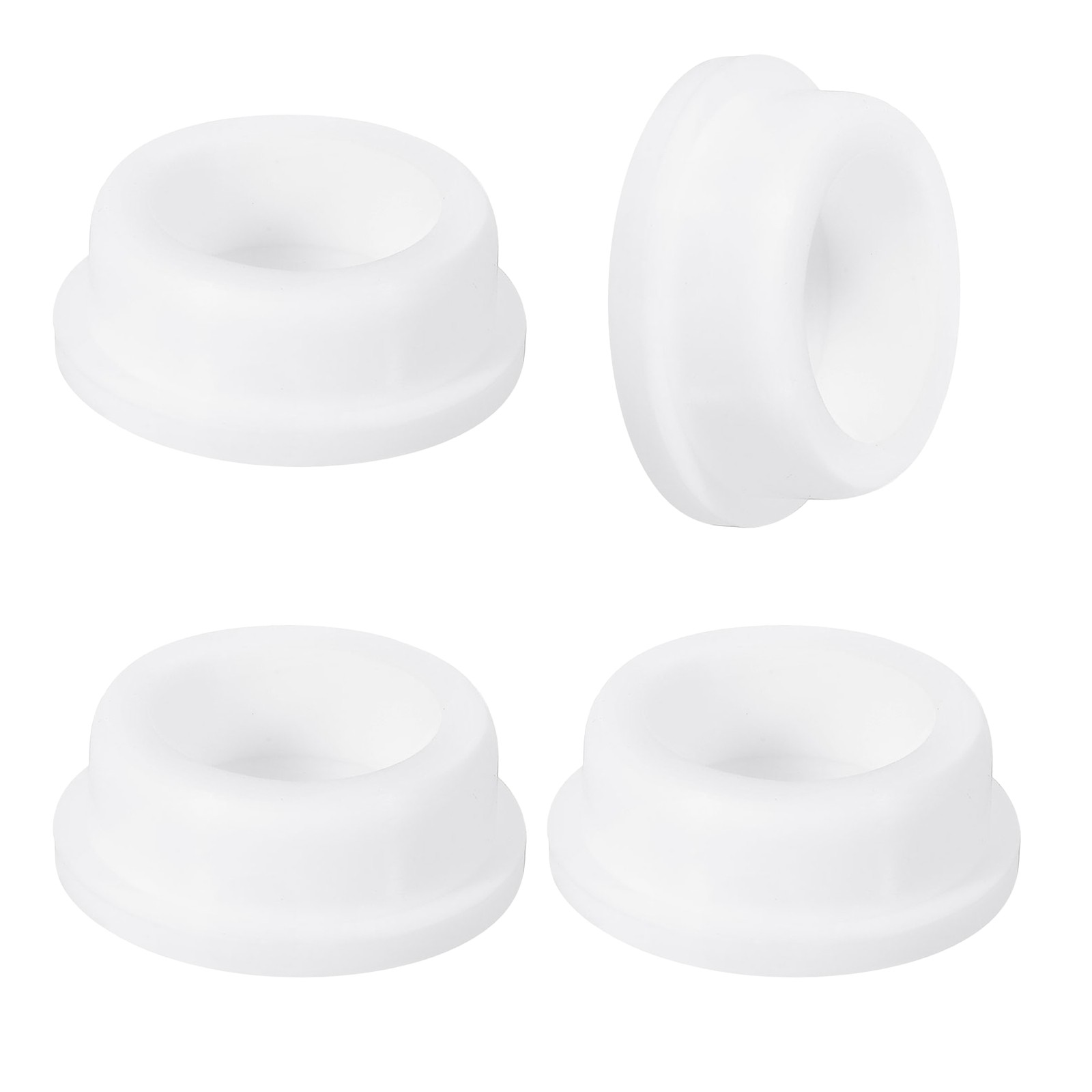 4 x White Plug Holes Rubber Button Plug for 38mm / 1.5" Hole