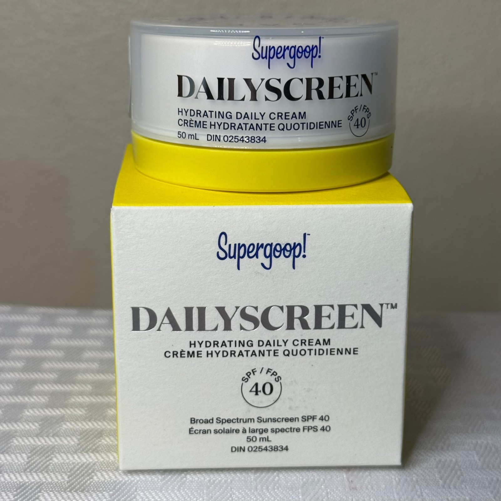 Supergoop! Dailyscreen Hydrating Daily Cream, SPF 40, Full Size, Brand New!