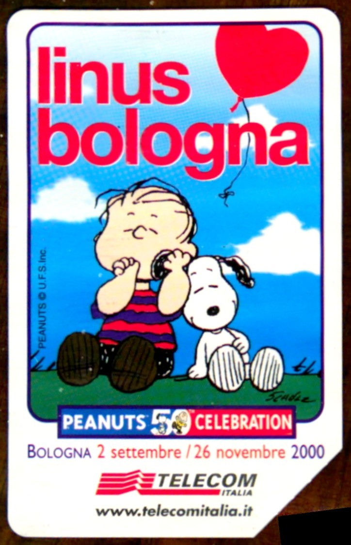 G 1295 C&C 3375 Used Telephone Card Linus AMA Bologna