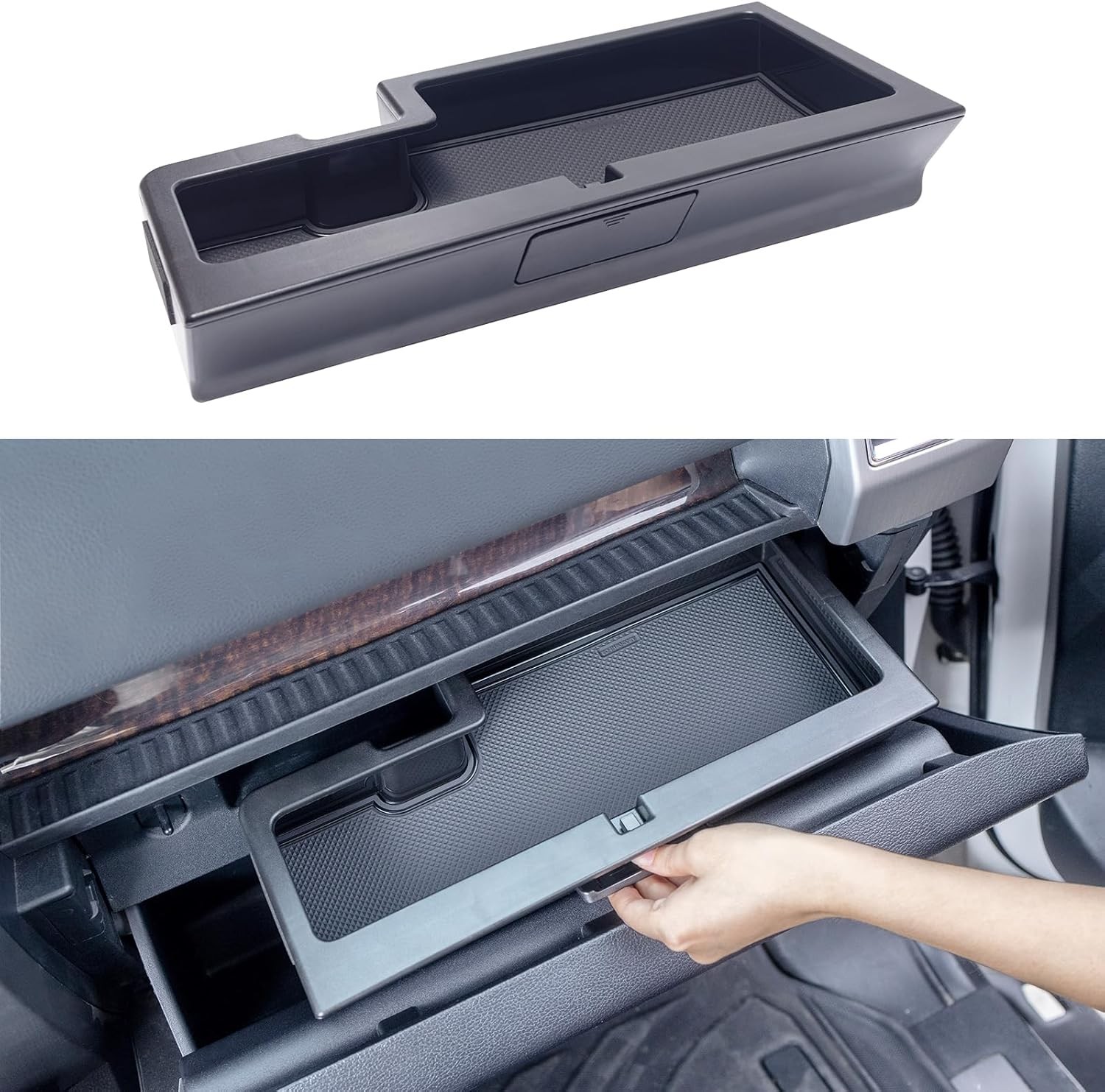 Glove Box Organizer Compatible with 2015-2020 Ford F150 Accessories Interior...